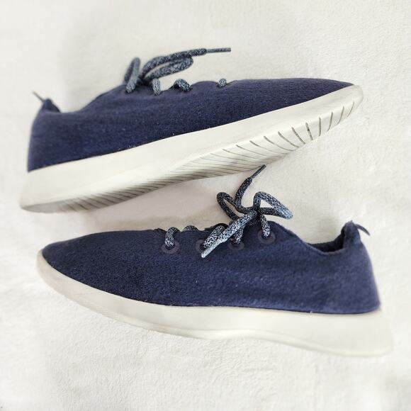 Allbirds Mens Wool Runners. Navy. 0918 NV1. Removable Insole. Washable.  EUC 12 - Picture 7 of 10